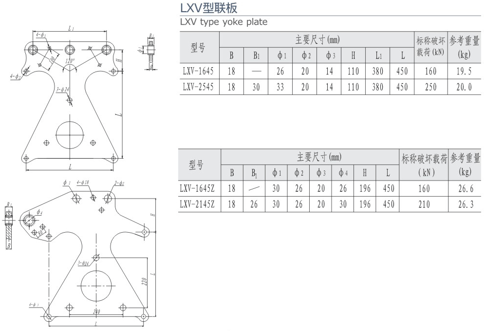 LXV型聯(lián)板